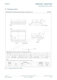 74AHCT541PW/AUJ Datasheet Pagina 10