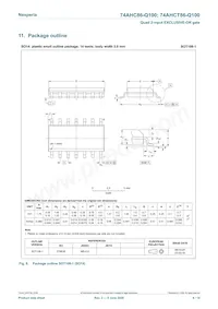 74AHCT86BQ-Q100X Datasheet Pagina 9