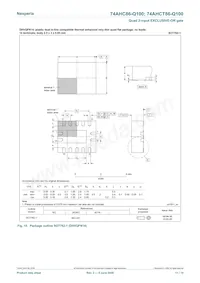 74AHCT86BQ-Q100X數據表 頁面 11