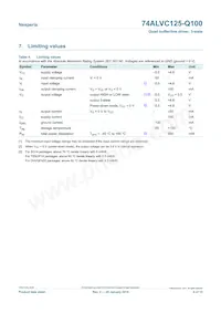 74ALVC125BQ-Q100X Datasheet Pagina 4