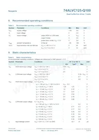 74ALVC125BQ-Q100X Datasheet Pagina 5