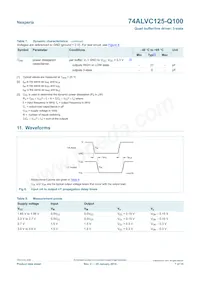 74ALVC125BQ-Q100X Datasheet Pagina 7