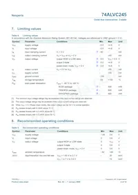 74ALVC245D Datasheet Page 4