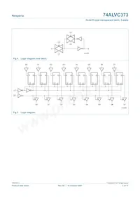 74ALVC373PW Datasheet Page 3