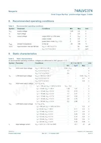 74ALVC374PW數據表 頁面 6