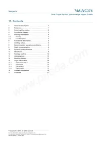 74ALVC374PW Datenblatt Seite 17