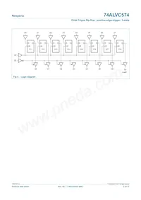 74ALVC574D Datasheet Pagina 3