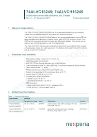 74ALVCH16245DL Datasheet Copertura