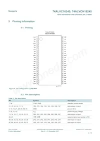 74ALVCH16245DL Datasheet Page 4