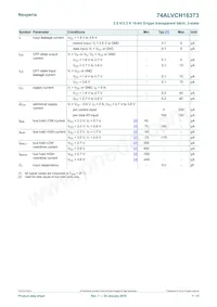 74ALVCH16373DL Datasheet Pagina 7