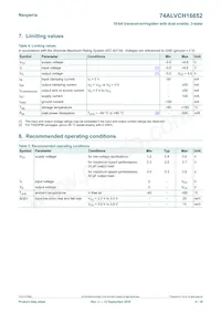 74ALVCH16652DGGS Datasheet Pagina 6