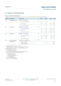 74ALVCH16825DGG:11 Datenblatt Seite 7