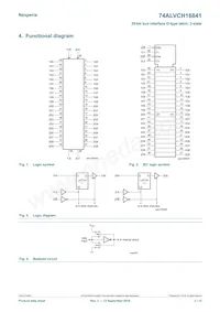 74ALVCH16841DGGS數據表 頁面 2