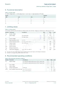 74ALVCH16841DGGS Datasheet Pagina 4