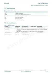 74ALVCH16841DGGS Datasheet Pagina 10