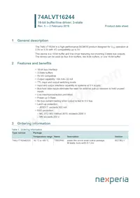 74ALVT16244DL Datasheet Copertura