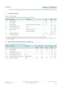 74ALVT162821DL Datasheet Pagina 6