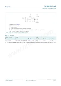 74AUP1G02GS Datasheet Pagina 11