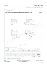 74AUP1G09GS Datasheet Page 11