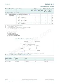 74AUP1G11GF數據表 頁面 9