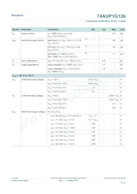 74AUP1G126GN Datasheet Pagina 6