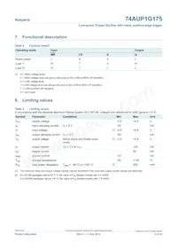 74AUP1G175GN Datasheet Pagina 4