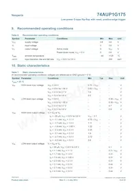 74AUP1G175GN Datasheet Pagina 5