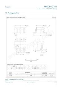 74AUP1G386GF數據表 頁面 11