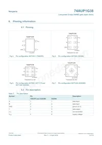 74AUP1G38GN Datasheet Pagina 3