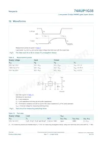 74AUP1G38GN Datasheet Pagina 9