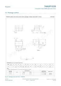 74AUP1G38GN數據表 頁面 10