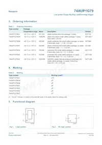 74AUP1G79GN Datasheet Pagina 2