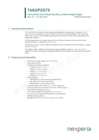 74AUP2G79GD Datasheet Copertura