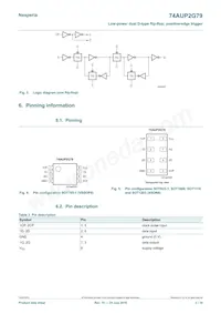 74AUP2G79GD Datasheet Pagina 3