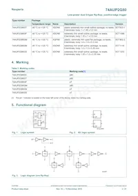 74AUP2G80GD數據表 頁面 2