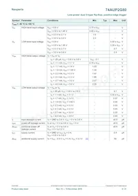 74AUP2G80GD Datasheet Pagina 6