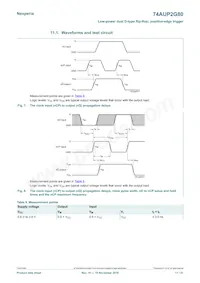 74AUP2G80GD Datasheet Pagina 11