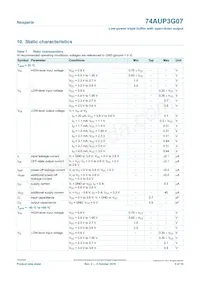 74AUP3G07DCH Datasheet Page 5