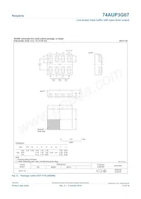 74AUP3G07DCH Datasheet Page 13
