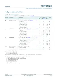 74AVC16245DGG Datasheet Page 8