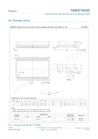 74AVC16245DGG數據表 頁面 11