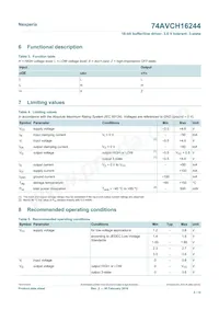 74AVCH16244DGG數據表 頁面 4