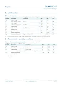 74AXP1G17GNH Datasheet Pagina 4