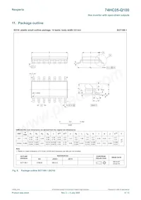 74HC05PW-Q100數據表 頁面 8