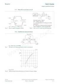 74HC1GU04GW-Q100 Datasheet Pagina 5