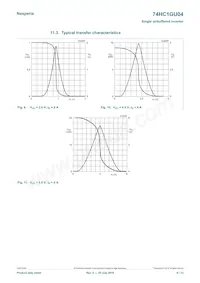 74HC1GU04GW-Q100 Datasheet Page 6