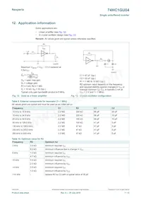 74HC1GU04GW-Q100 Datasheet Pagina 7