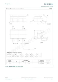 74HC1GU04GW-Q100 Datasheet Pagina 10