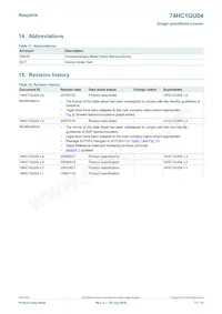 74HC1GU04GW-Q100 Datasheet Pagina 11