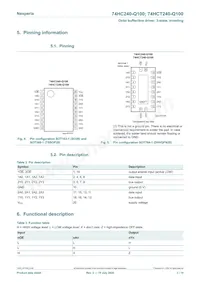 74HC240D-Q100 Datasheet Pagina 3